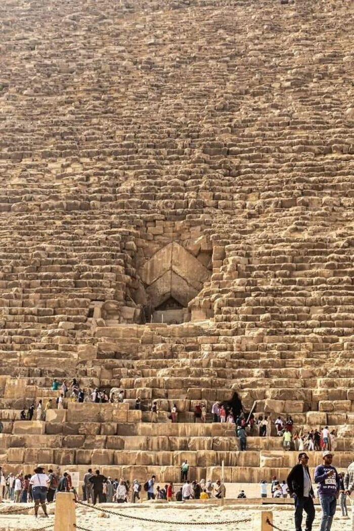 Entrance To The Great Pyramid