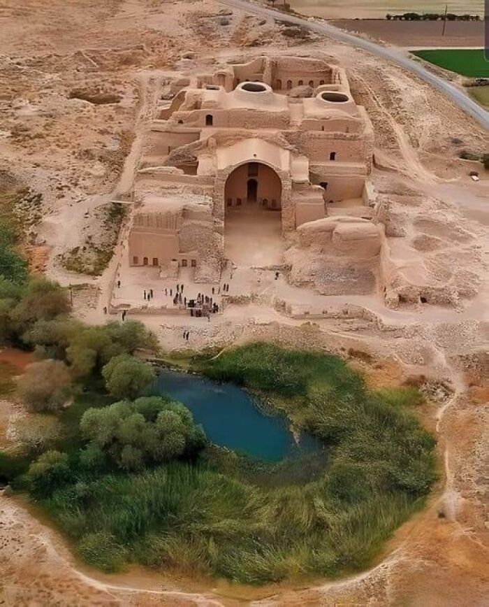 The Palace Of King Ardashir I, Founder Of The Persian Sasanian Empire, Is A Significant Historical Site Built Around 224 Ce