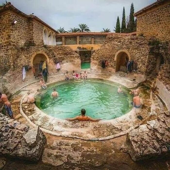 A 2000 Years Old Roman Bath In Algeria Still In Use