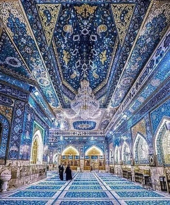 Architectural Beauty In A Palace In Karbala Iraq