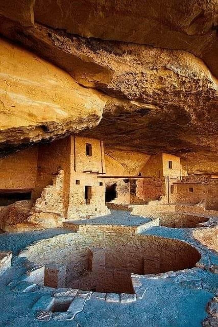 The Balcony House In Mesa Verde National Park In Colorado Is One Of The Park's Best Preserved Rock Dwellings