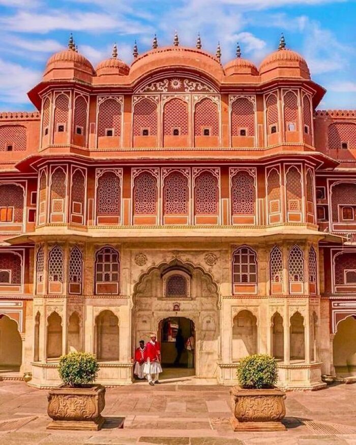 The City Palace Jaipur, India Was Constructed Between 1729 And 1732 By Maharaja Sawai Jai Singh II Who Belonged To The Kachwaha Rajput Clan