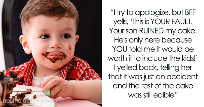 Wedding Drama Ensues After 4YO Ruins Cake With His Hands, Bride Kicks Out Mom, Her Husband And Kid