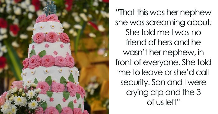 Bride Kicks Her Best Friend Out Of Her Wedding After Her 4YO Son Samples The Cake With His Hands