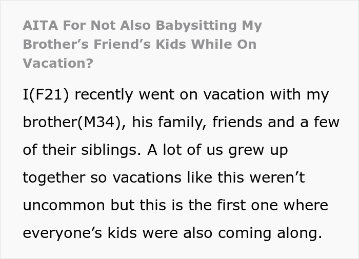 Delusional Parents Think Woman Is Their Free Babysitter On Vacation, She Crushes Their Entitlement