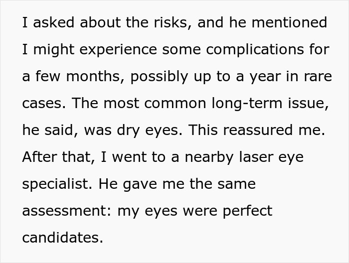 “I Regret Having My Eyes Lasered”: Netizen Candidly Talks About Surgery Results 5 Years Later