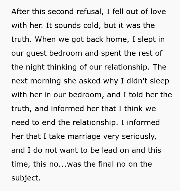 39YO Woman Keeps Saying No To BF’s Marriage Proposals, He Decides There Won’t Be A Third Time