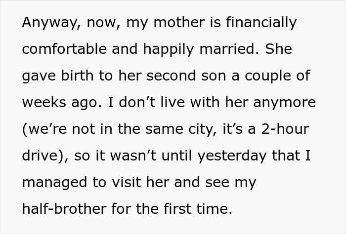 Man Is Beyond Hurt After His Mother Calls Herself A “First Time Mom” After Having A Second Child 