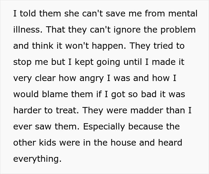 "I Know I'm Mentally Ill": 16YO's Mental Illness Ignored By Dad And Stepmom, She Lashes Out