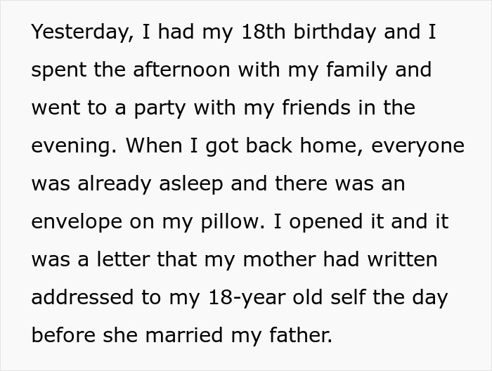 Woman Writes A Letter To Her Stepson For When He Turns 18, He Tears Up Reading It Years Later