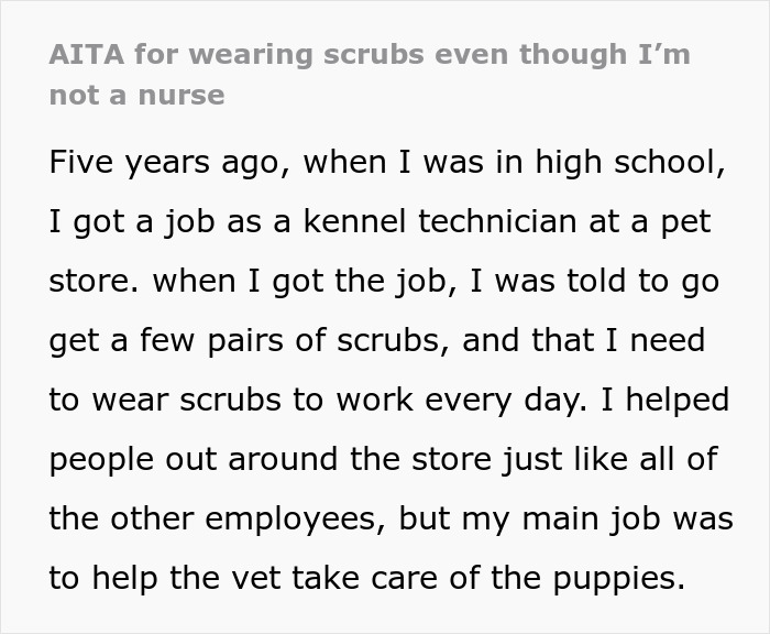 Student Gets Criticized By Neighbor As She's Not A Nurse But Is Wearing Scrubs, Seeks Advice Online