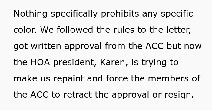 HOA Karen Loses It After Family Paints House Black, Demands Immediate Repaint