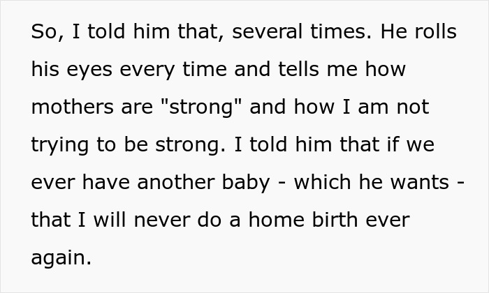 “[Am I The Jerk] For Telling My Husband That He Absolutely Ruined The Birth Of Our Child?”