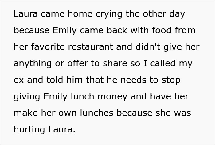 Teen Refuses To Buy Lunch For Stepsis As She Can’t Afford It But Doesn’t Try To Get Part-Time Job