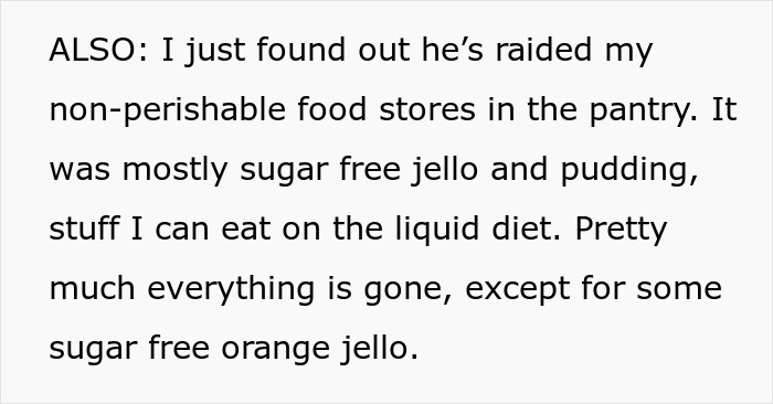 Wife Considers Ending Marriage After Husband Eats Her Carefully Prepared Surgery Recovery Food