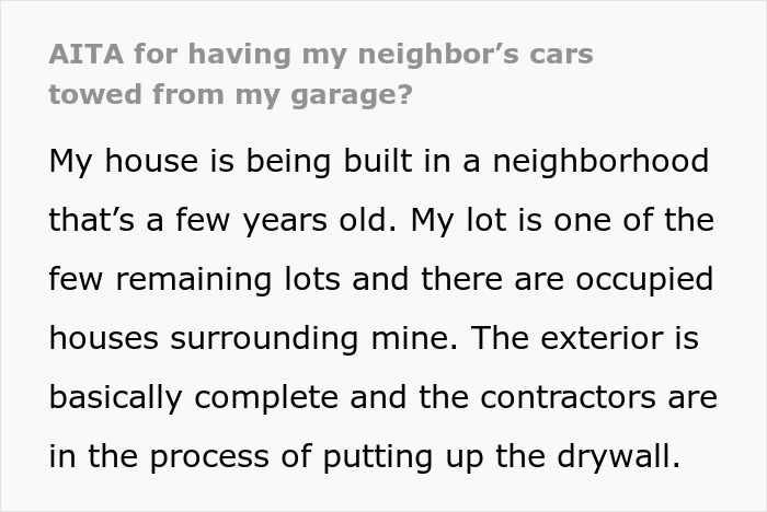 Neighbors Think They Can Park In Person’s Garage Without Permission, Get A $1,000 Reality Check