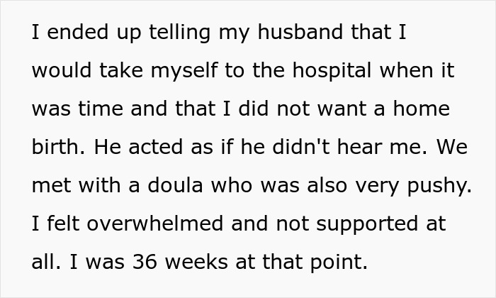 “[Am I The Jerk] For Telling My Husband That He Absolutely Ruined The Birth Of Our Child?”