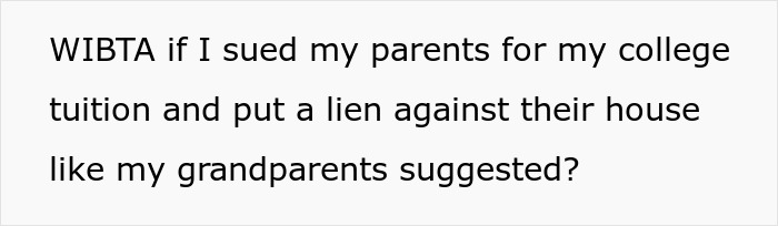 Parents Blew 300K Inheritance, Teen Is Considering Suing Them With Family's Help