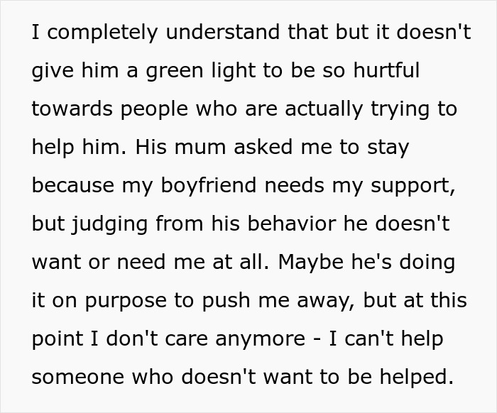 Woman Wonders If Leaving Her Disabled Boyfriend Would Make Her A Bad Person