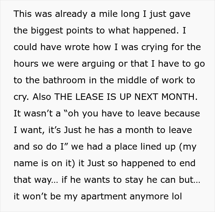 Man Cusses Out His GF For Telling Him To Leave Her Apartment As They’ve Broken Up