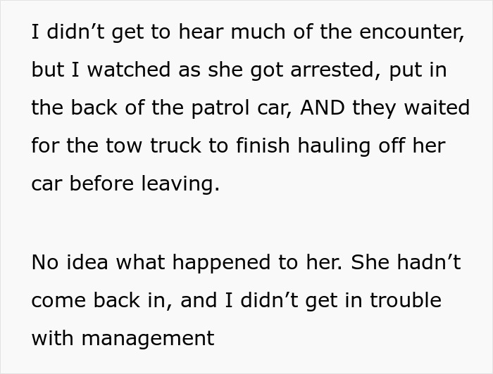 Cashier Is Friendly With Sheriffs That Come Regularly, Gets To Witness Karen Customer’s Arrest