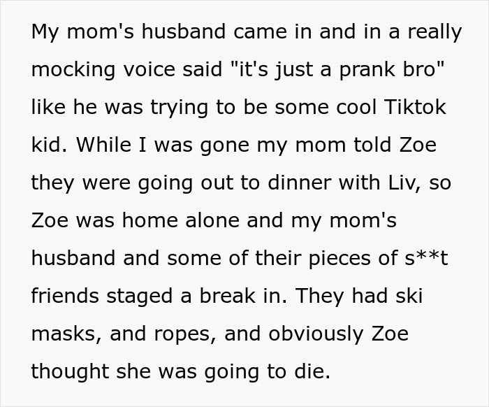 Man’s Family Traumatizes His Wife With A “Break-In” Prank, He Cuts Them Off