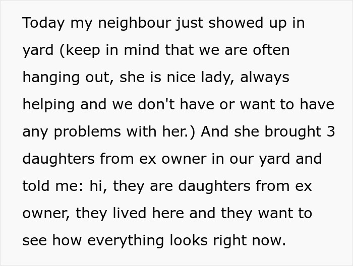 Ex-Homeowners Show Up To See Former House, Get A Reality Check When Woman Doesn't Let Them In