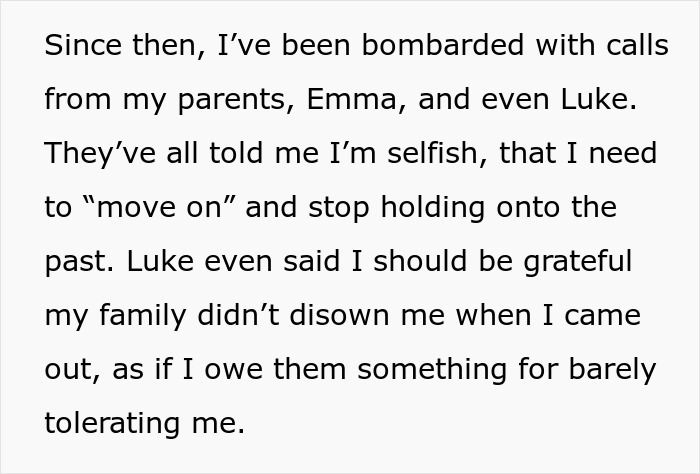 Widow Refuses To Go To Sister's Wedding After She And Entire Family Downplay Her Late Wife's Death