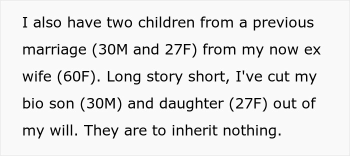 Biological Kids Furious After Dad Leaves Everything To Stepson For Concealing Mom's Affair