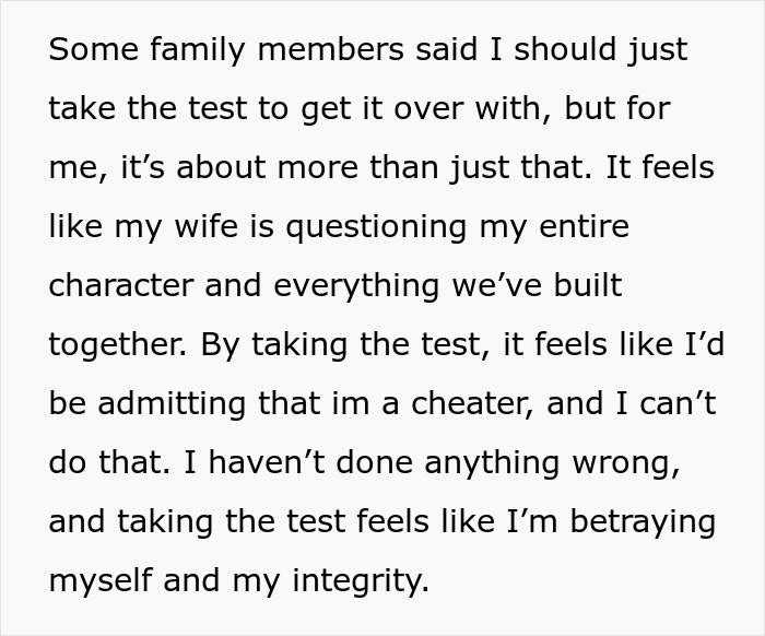 “I'm Betraying My Integrity”: Man Refuses To Take A Paternity Test For His Wife’s Friend’s Baby