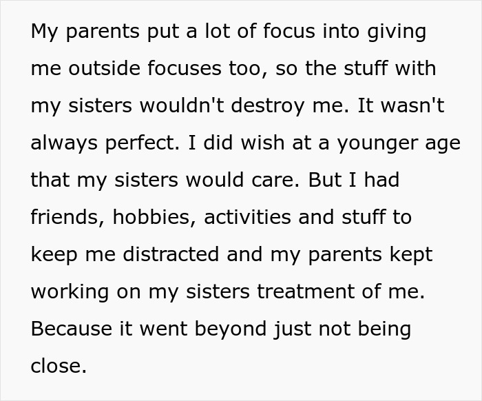 Man Fumes After Sisters Who Ruined His Childhood Ask For Help, Saying He's "Family Or Whatever"