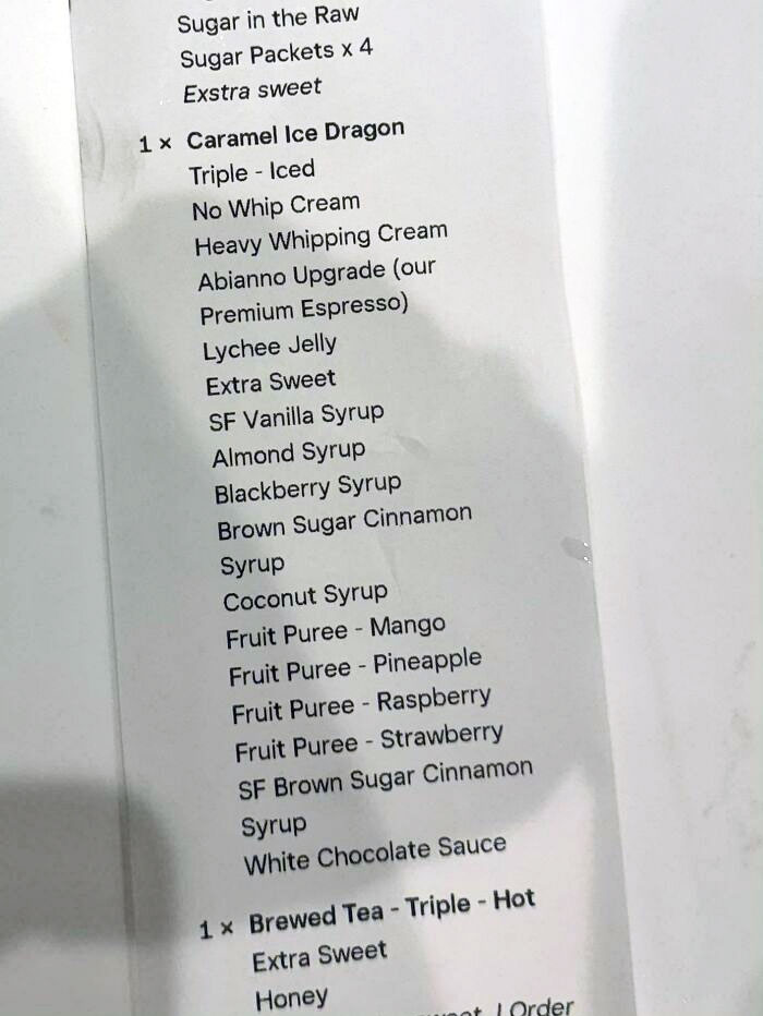 I Experienced One Of Those Crazy Drinks For The First Time. I Work At A Local Cafe, And This Order Came In. It's A Blended Espresso Drink, And Let Me Tell You, I Was Floored