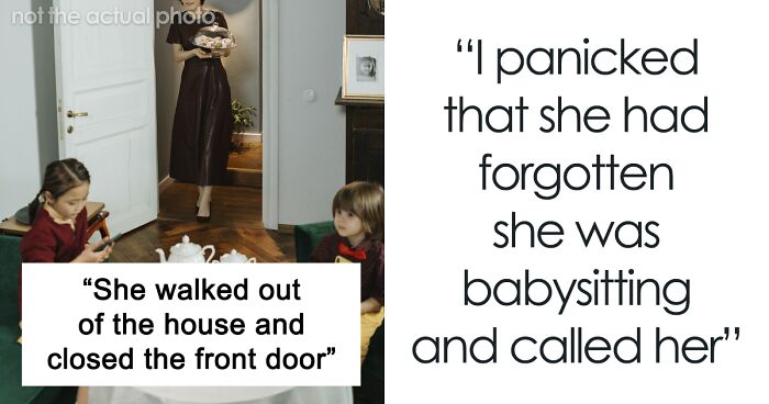 Babysitter Seen Leaving House On Camera While Kids Were Inside, Mom Reacts With Panic