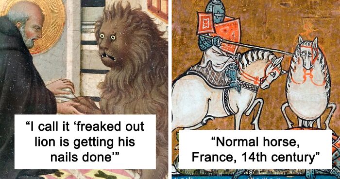 80 Funny And Silly Medieval Paintings Of Animals