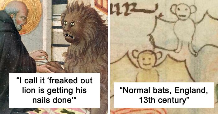 People Noticed How Ugly Medieval Animal Paintings Are, And It’s Too Funny (80 Pics)