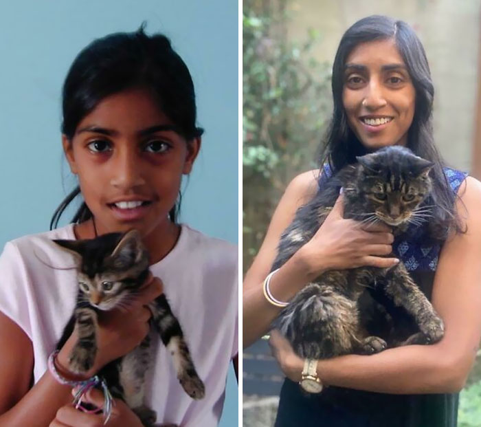 Received My Cat, Chandni, For My 10th Birthday. I Turned 30 Yesterday, So We Celebrated 20 Years Together