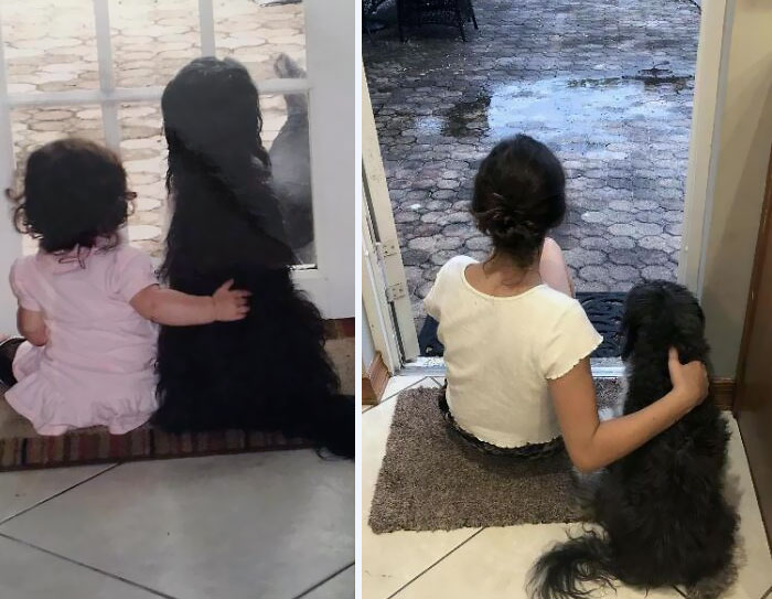 My Daughter And Our Dog - 12 Years Later