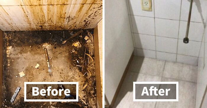 49 People Share Photos Of Their Living Spaces And Things Before And After Cleaning Up