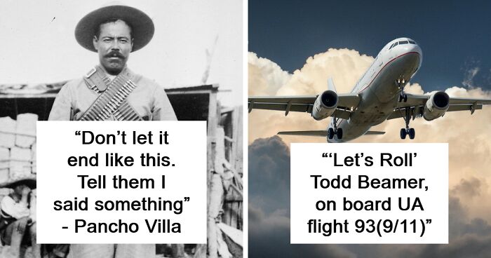 People Share 67 Famous ‘Last Words’ That Went Down In History