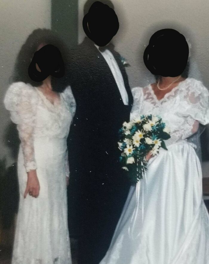 MIL Really Wanted To Be Bride. I'm Now Divorced From Her Son, Who She Posed With In The 2nd Picture