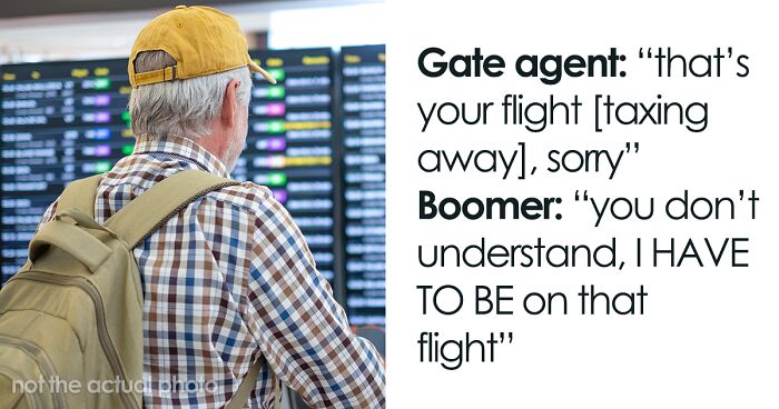 Calm Passenger Watches Tantrumming Boomer Get Served With 12-Hour Delay Whilst He Flies ASAP