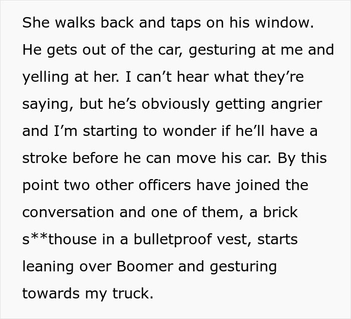 Trucker Refuses To Let Jerk Boomer Have His Way, Waits Patiently As He Screws Himself Up