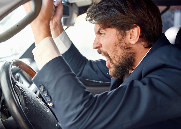 Trucker Refuses To Let Jerk Boomer Have His Way, Waits Patiently As He Screws Himself Up