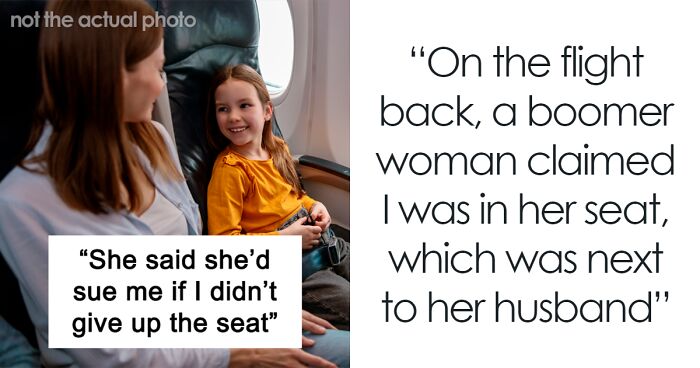 Man Refuses To Get Up For Girl Wanting To Go To The Restroom After Mom Didn’t Switch Plane Seats