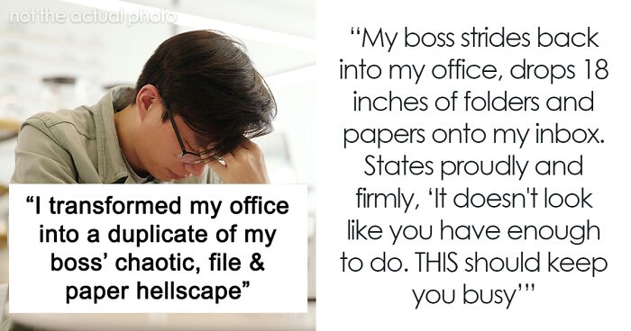 Man Keeps His Desk Disorganized To Make Boss Think He’s Busy After Getting Dumped With Work