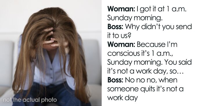 Boss Questions Employee’s Character And Morals When She Tries To Quit As She’s Not Happy