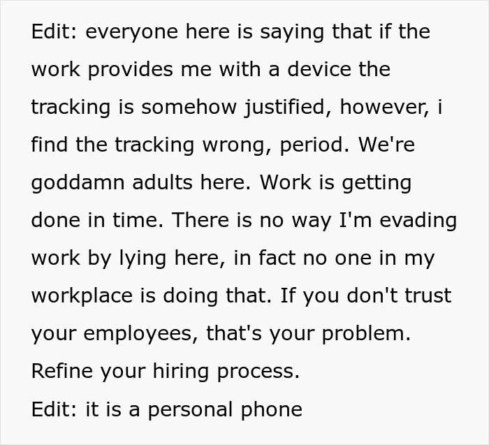 "I Find This So So So Wrong": Employee Refuses To Use Life360, Boss Loses It