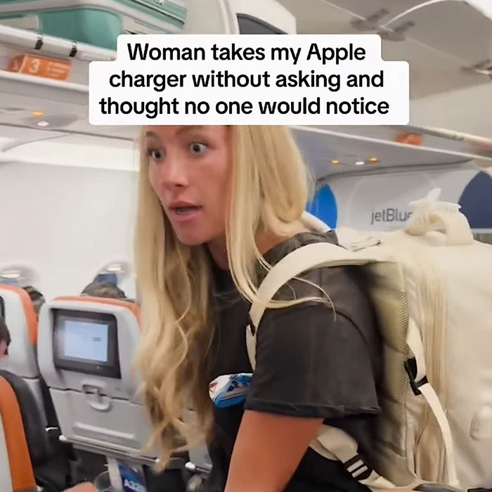 Viral Plane Incident Leads To Threats As Woman Defends Herself Over Charger Theft Accusation