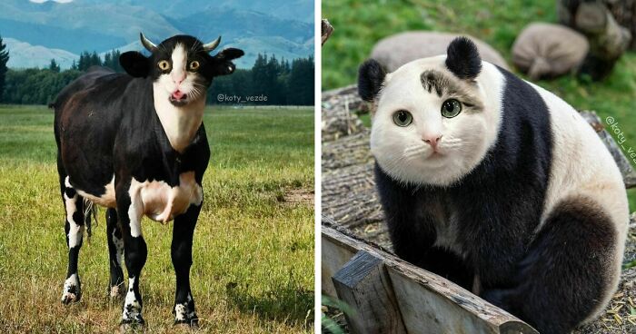 Artist Photoshops Cat Faces On Almost Everything And Here Is The Result (56 New Pics)