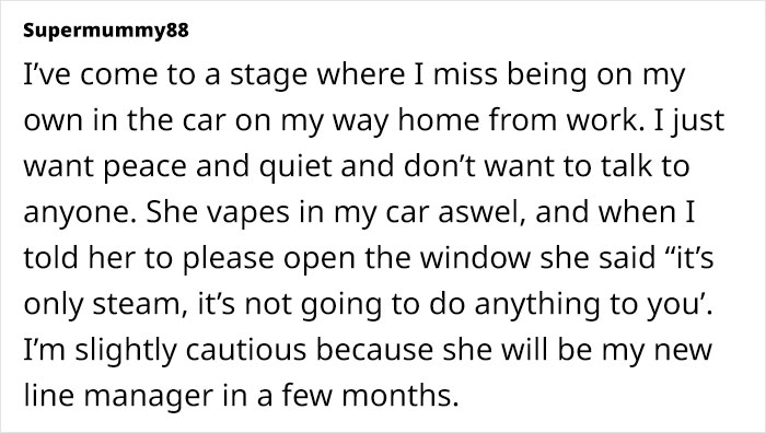 Woman Constantly Takes Overly Long To Get Ready, Loses The Free Rides Her Coworker Used To Give